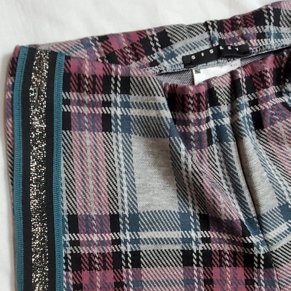 NWOT Sisley checkered jeggings - Picture 3 of 6